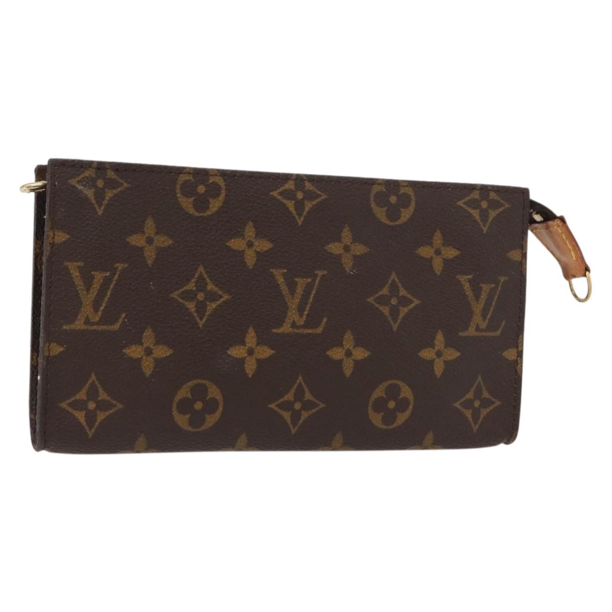 LOUIS VUITTON Monogram Bucket GM Accessory Pouch LV Auth 152597