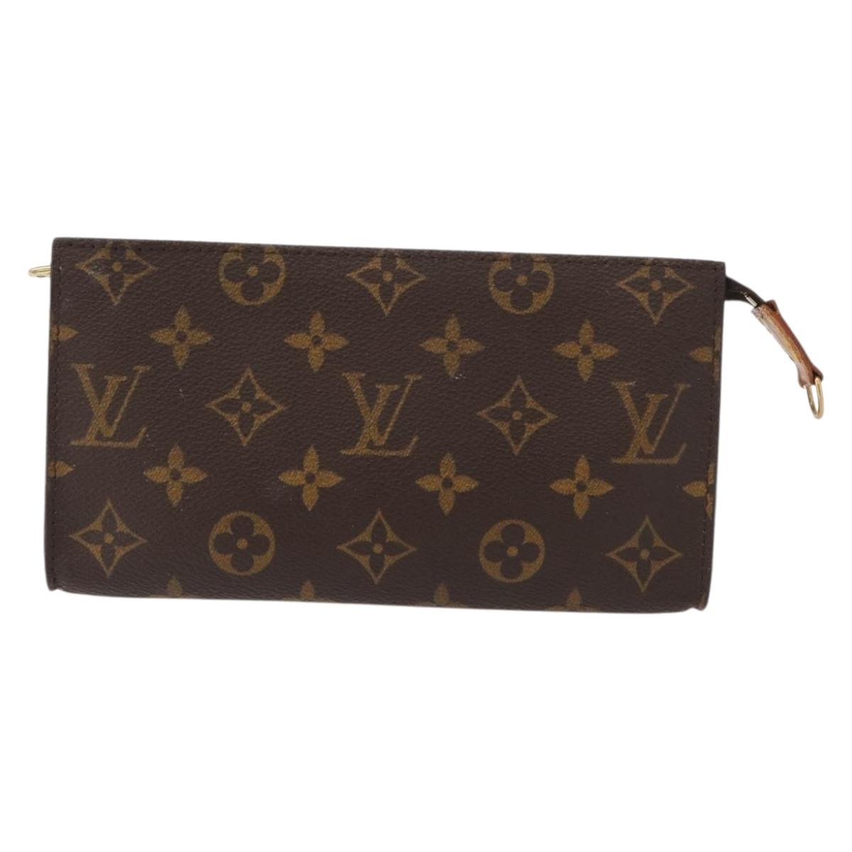 LOUIS VUITTON Monogram Bucket GM Accessory Pouch LV Auth 152597