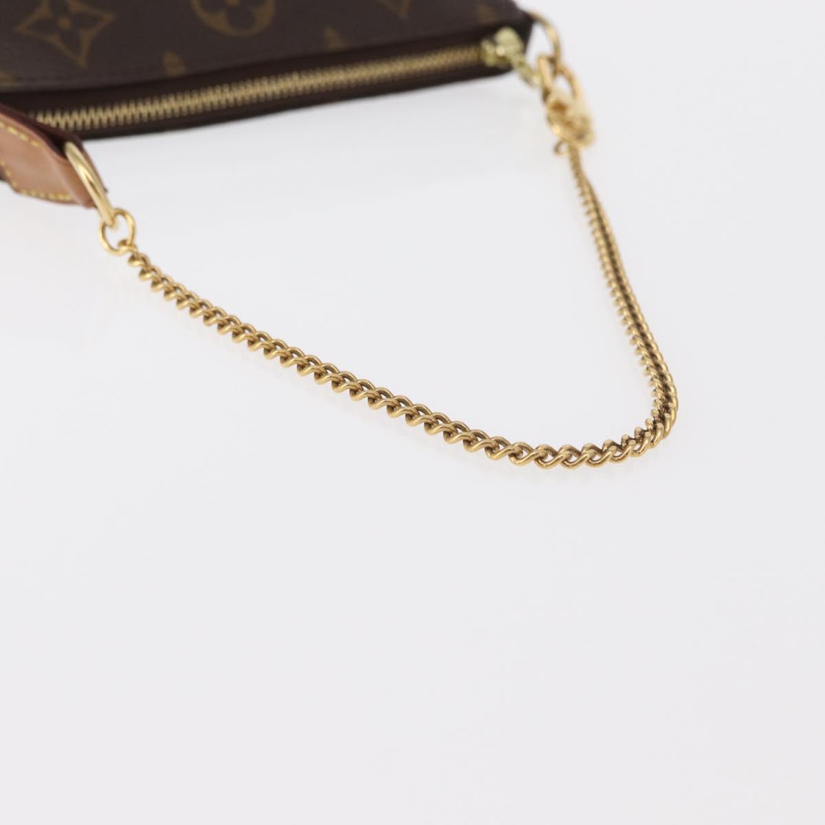 LOUIS VUITTON Monogram Mini Pochette Accessoires Pouch M58009 LV Auth 152598