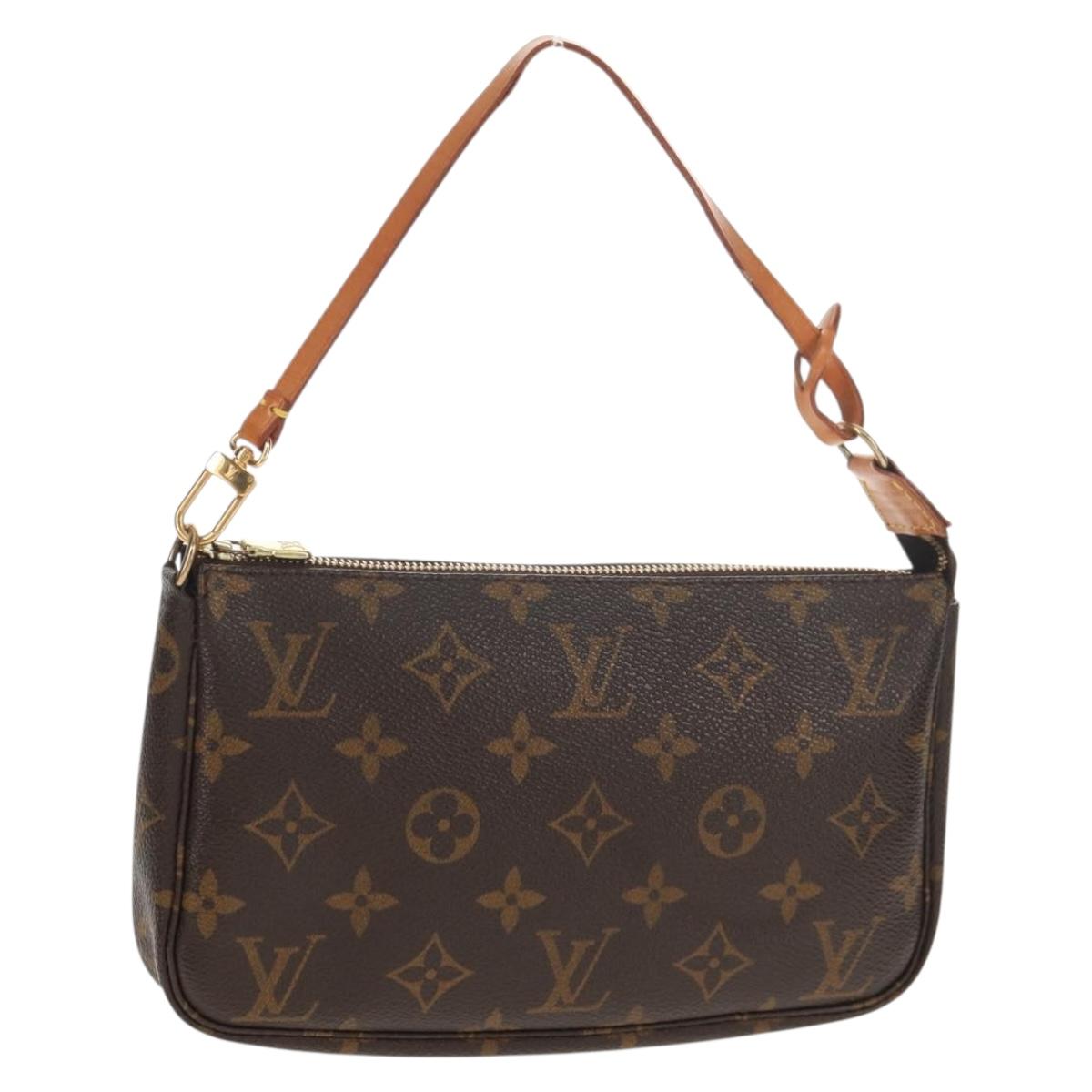 LOUIS VUITTON Monogram Pochette Accessoires Pouch M51980 LV Auth 152599V