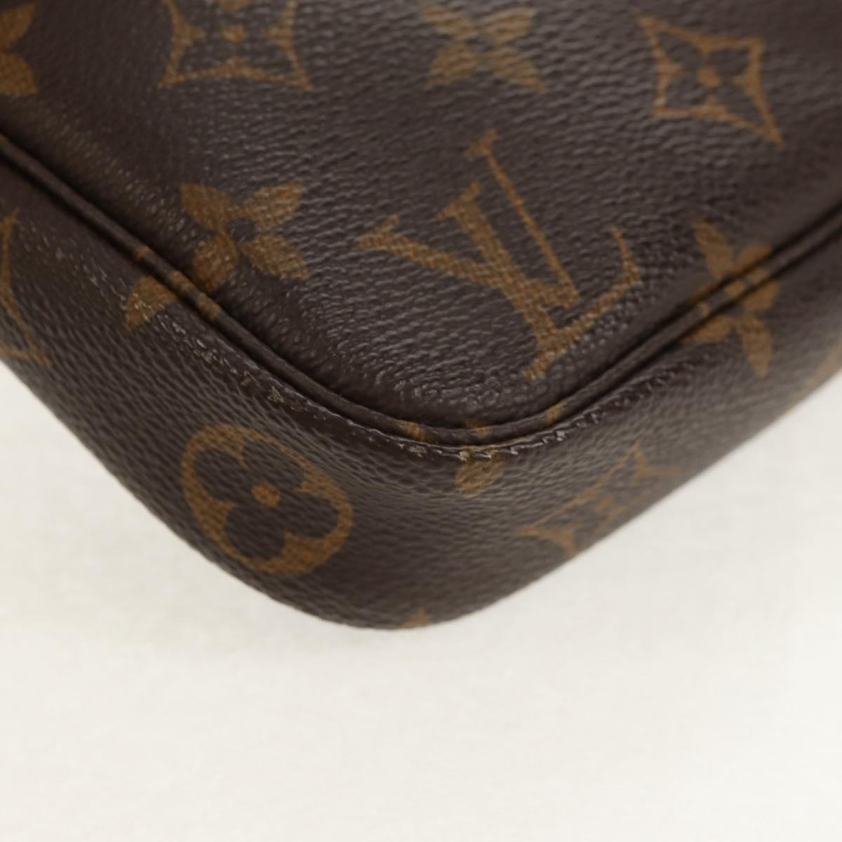 LOUIS VUITTON Monogram Pochette Accessoires Pouch M51980 LV Auth 152599V