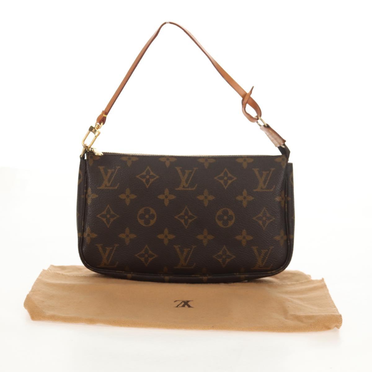 LOUIS VUITTON Monogram Pochette Accessoires Pouch M51980 LV Auth 152599V