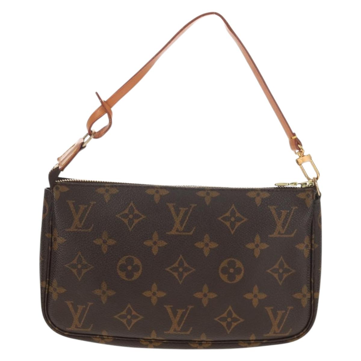 LOUIS VUITTON Monogram Pochette Accessoires Pouch M51980 LV Auth 152599V