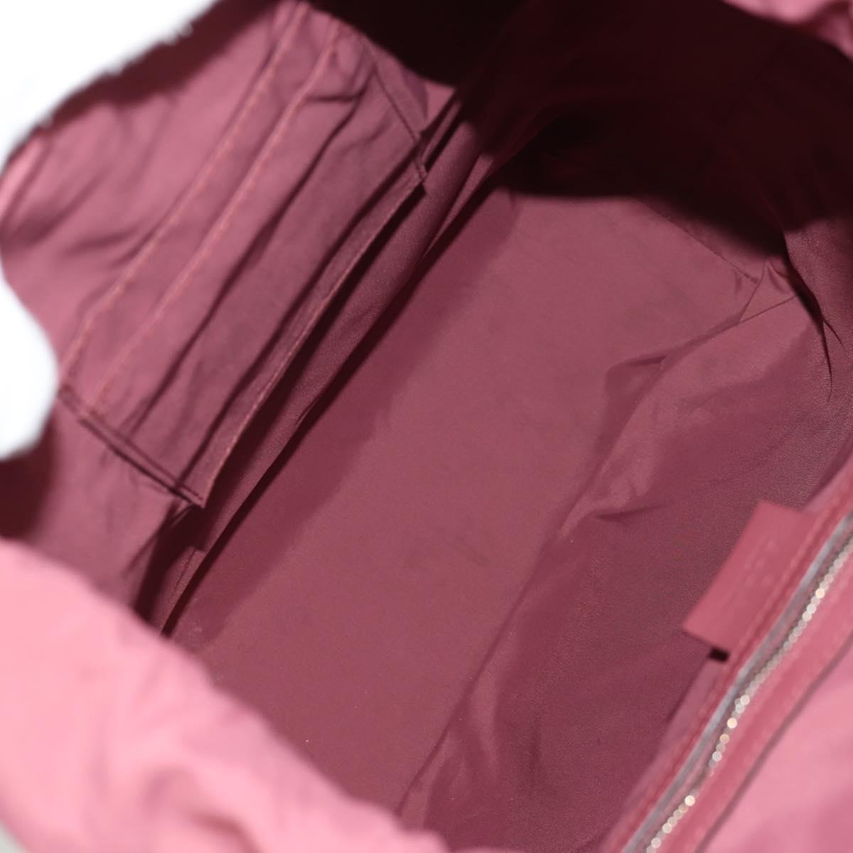 GUCCI GG Blooms Backpack PVC Beige Silver 405019 Auth 152607A