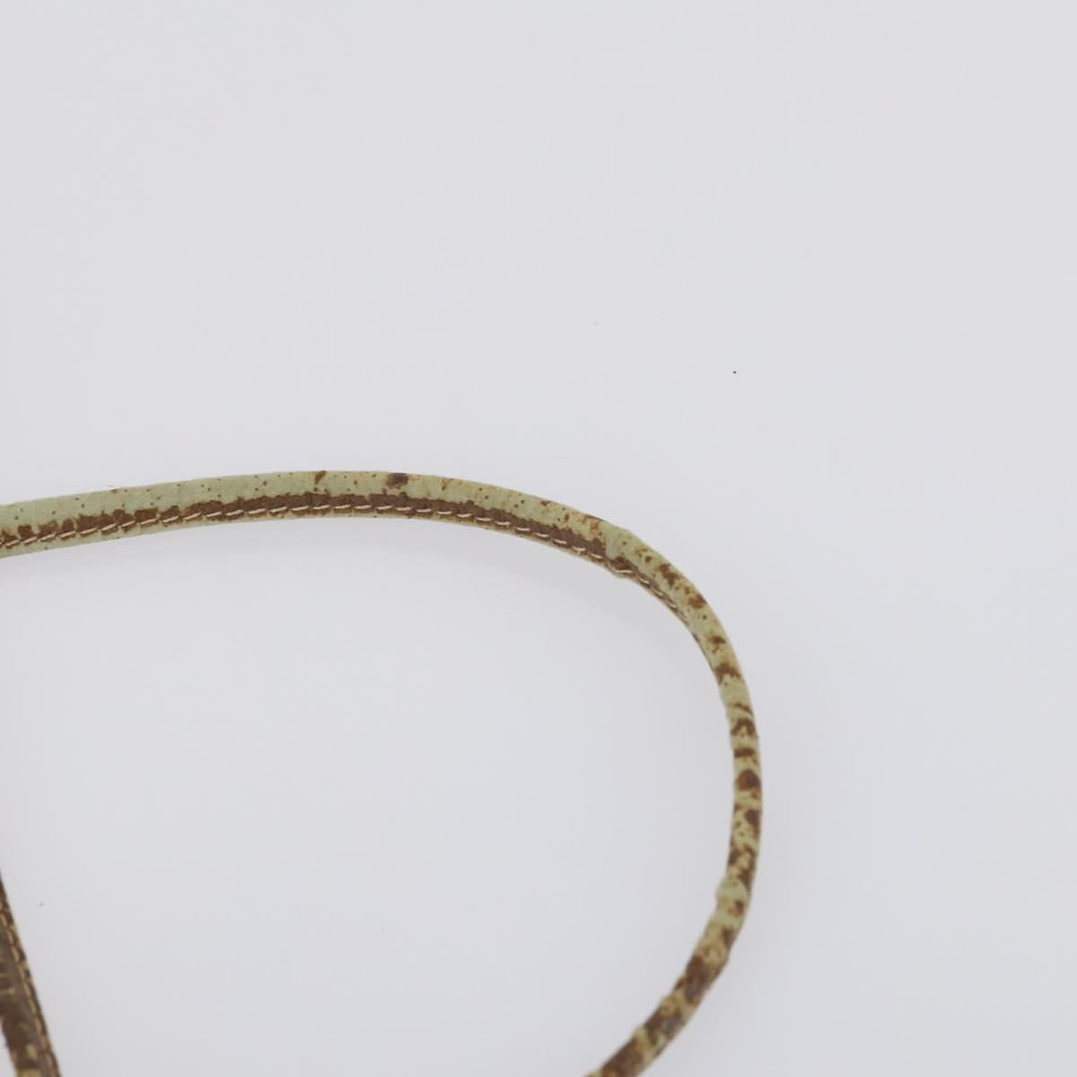 GUCCI GG Canvas Shoulder Bag Leather 3 Set Beige Dark Brown Auth 152612