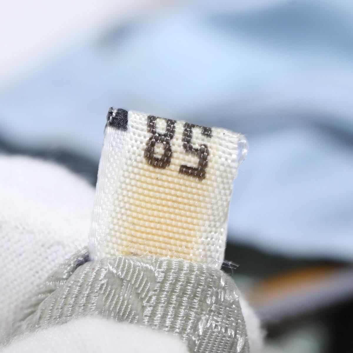 PRADA Backpack Nylon Light Blue Silver Auth 152634