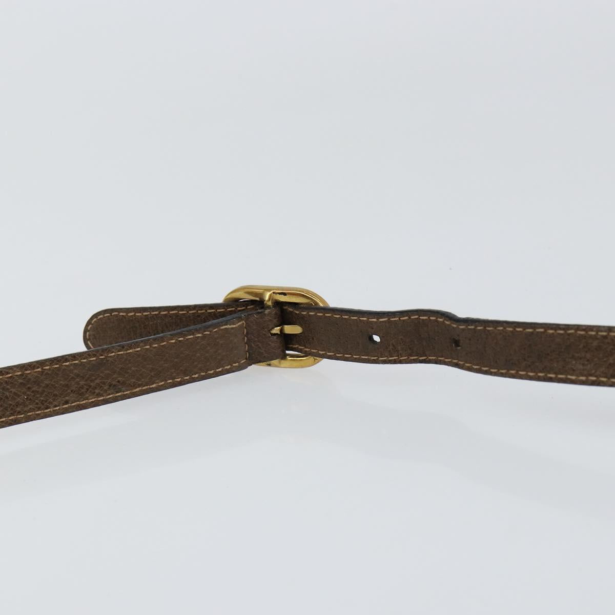 GUCCI GG Supreme Web Sherry Line Bag PVC Beige Gold Red 14 02 005 Auth 152641