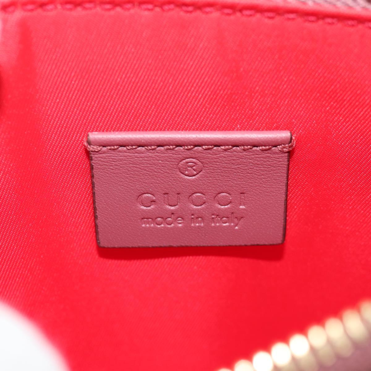 GUCCI GG Supreme Shoulder Bag PVC Beige Gold 454111 Auth 152649AM