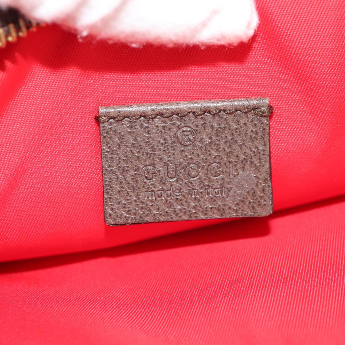 GUCCI GG Supreme Shoulder Bag PVC Beige Gold 454111 Auth 152649AM