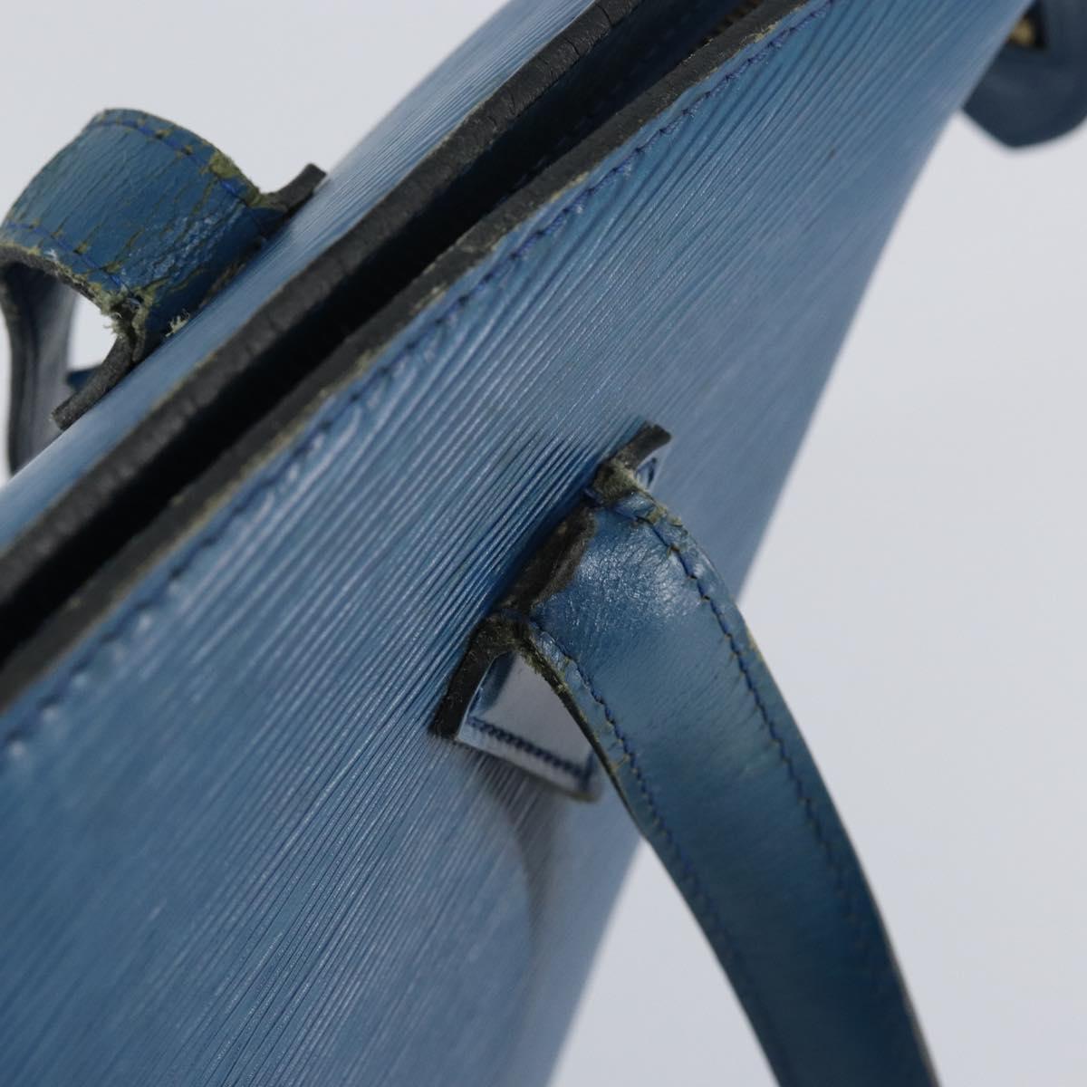 LOUIS VUITTON Epi Saint Jacques Shopping Shoulder Bag Blue M52275 LV Auth 152650