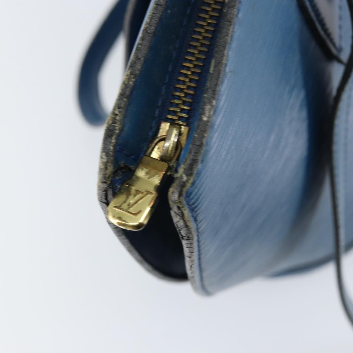 LOUIS VUITTON Epi Saint Jacques Shopping Shoulder Bag Blue M52275 LV Auth 152650