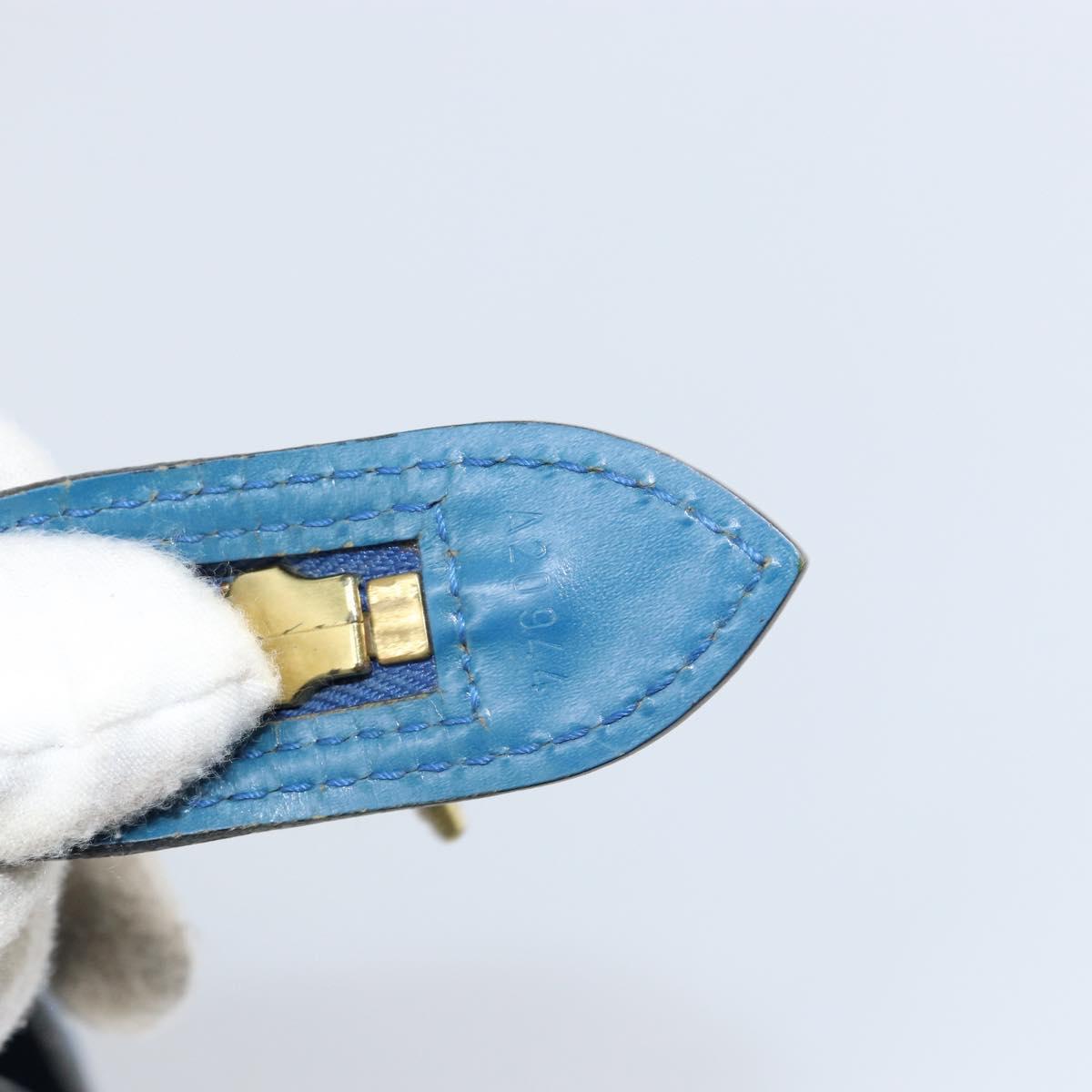 LOUIS VUITTON Epi Saint Jacques Shopping Shoulder Bag Blue M52275 LV Auth 152650