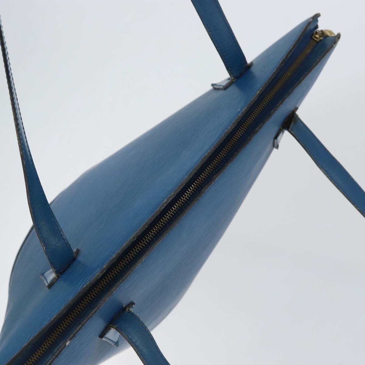 LOUIS VUITTON Epi Saint Jacques Shopping Shoulder Bag Blue M52275 LV Auth 152650