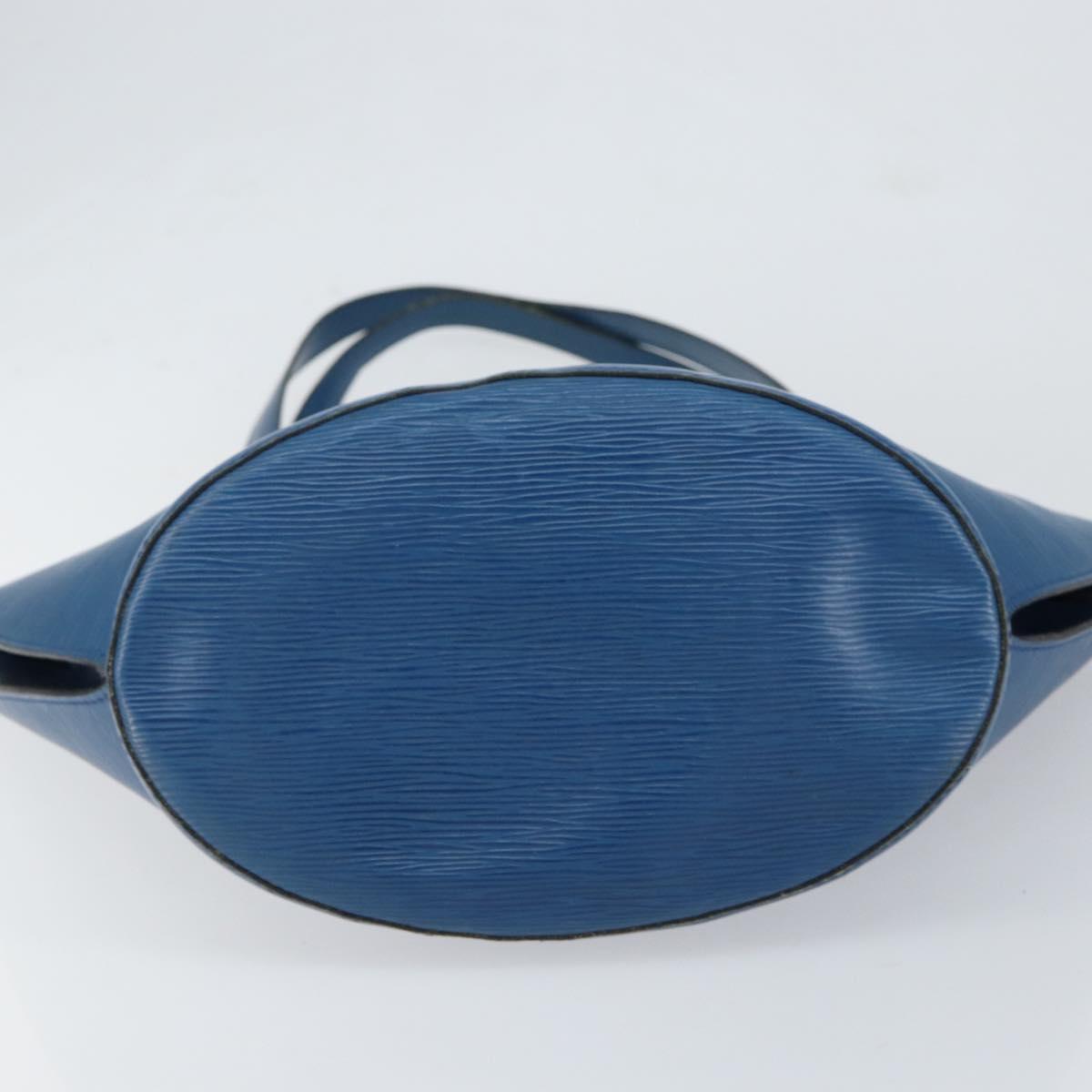 LOUIS VUITTON Epi Saint Jacques Shopping Shoulder Bag Blue M52275 LV Auth 152650