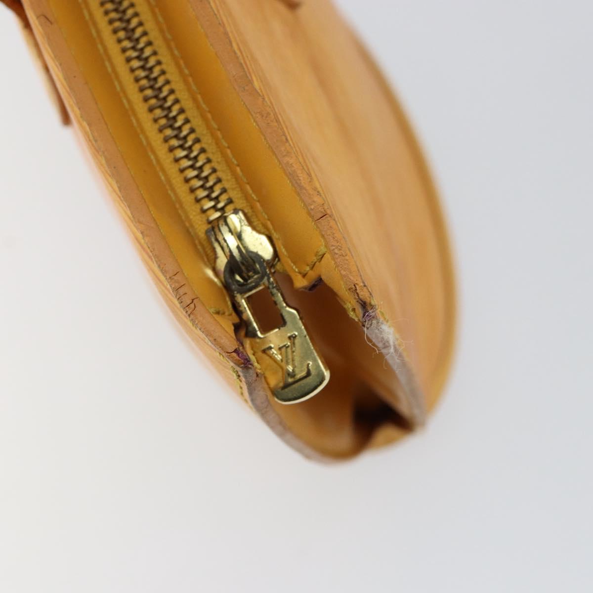 LOUIS VUITTON Epi Saint Jacques Hand Bag Yellow M52279 LV Auth 152651