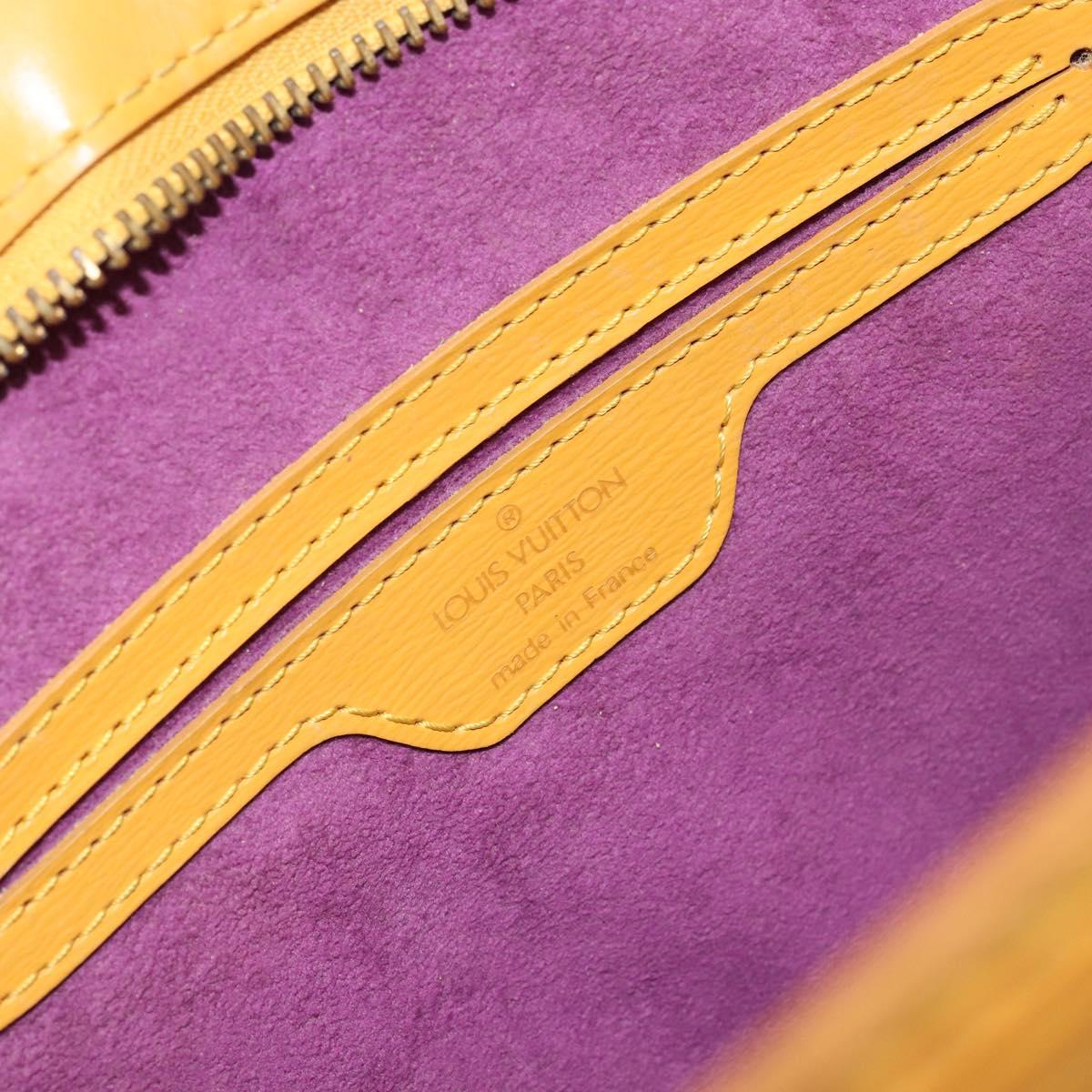 LOUIS VUITTON Epi Saint Jacques Hand Bag Yellow M52279 LV Auth 152651