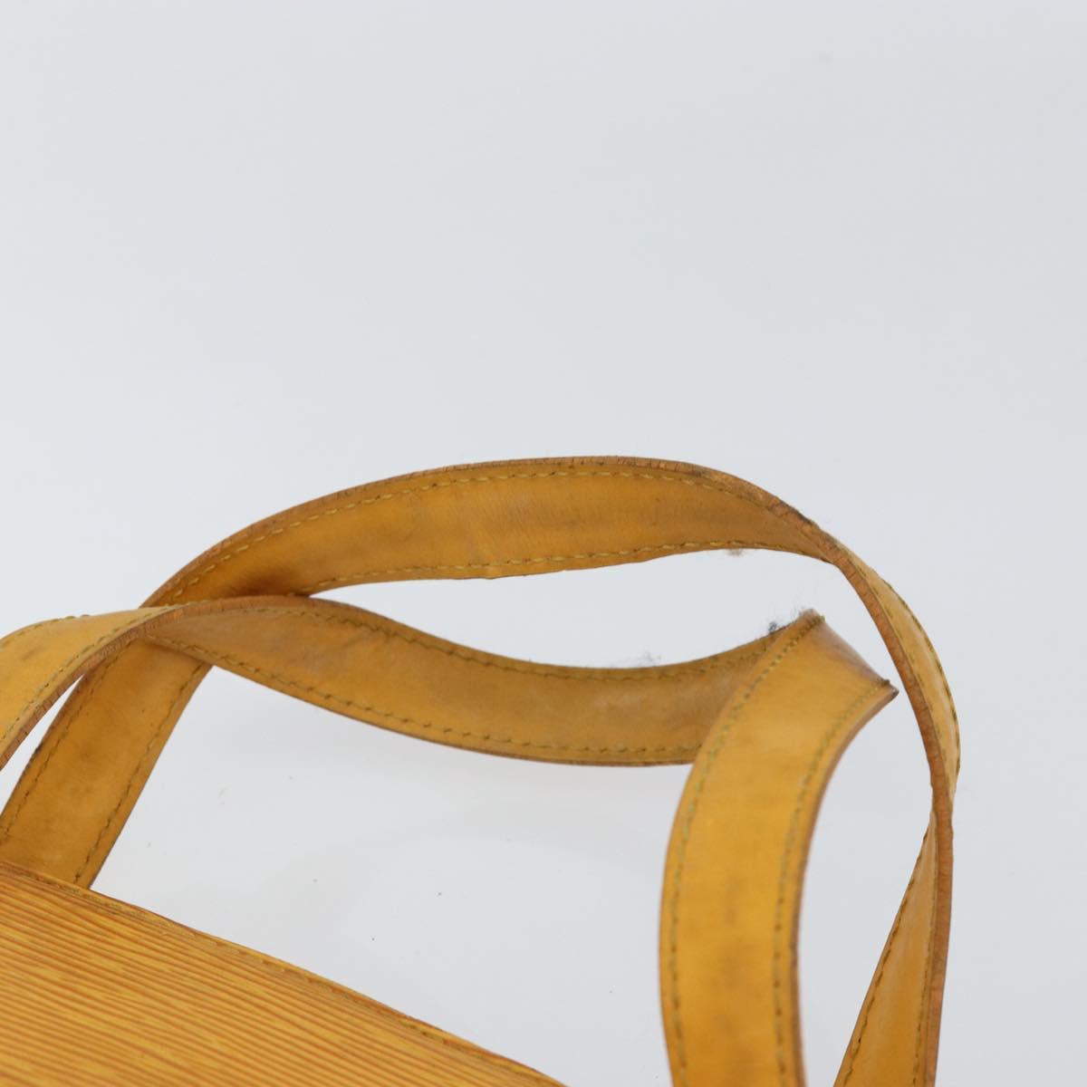 LOUIS VUITTON Epi Saint Jacques Hand Bag Yellow M52279 LV Auth 152651