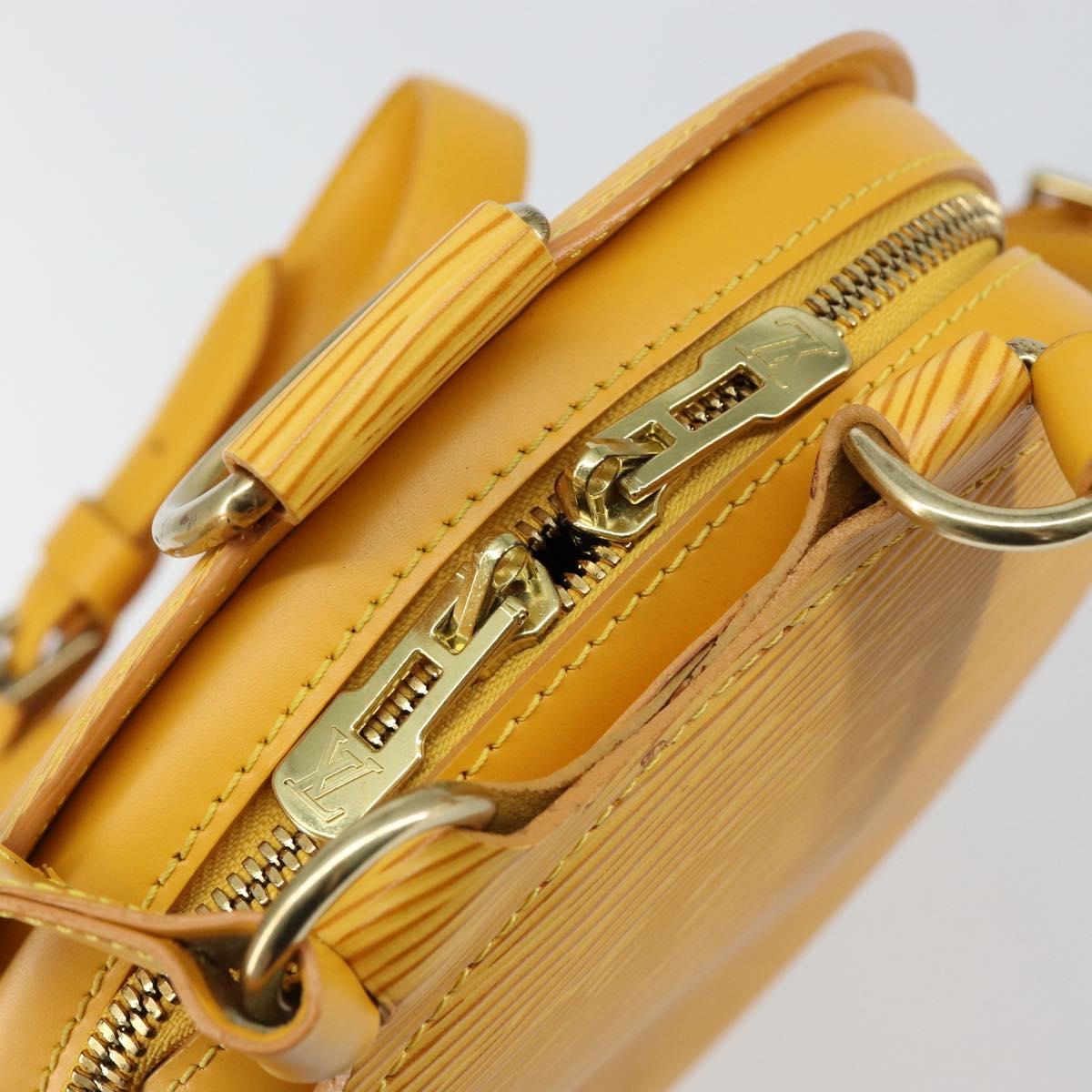 LOUIS VUITTON Epi Mabillon Backpack Yellow M52239 LV Auth 152653