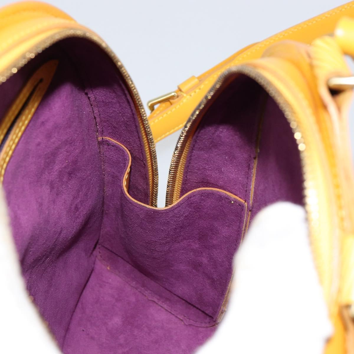 LOUIS VUITTON Epi Mabillon Backpack Yellow M52239 LV Auth 152653