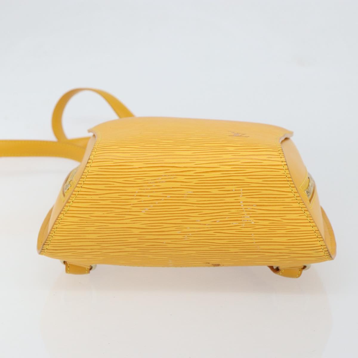 LOUIS VUITTON Epi Mabillon Backpack Yellow M52239 LV Auth 152653