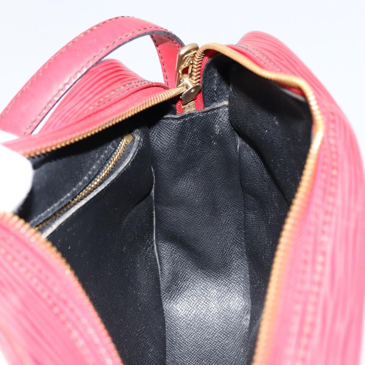 LOUIS VUITTON Epi Jeune Fille MM Shoulder Bag Red M52157 LV Auth 152654