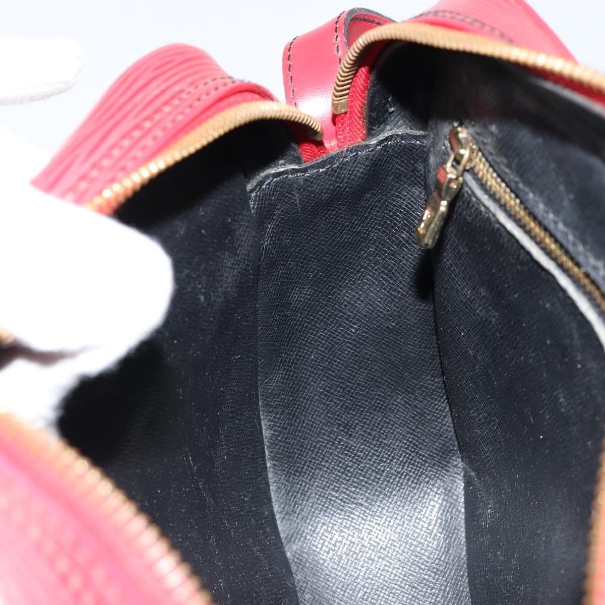 LOUIS VUITTON Epi Jeune Fille MM Shoulder Bag Red M52157 LV Auth 152654