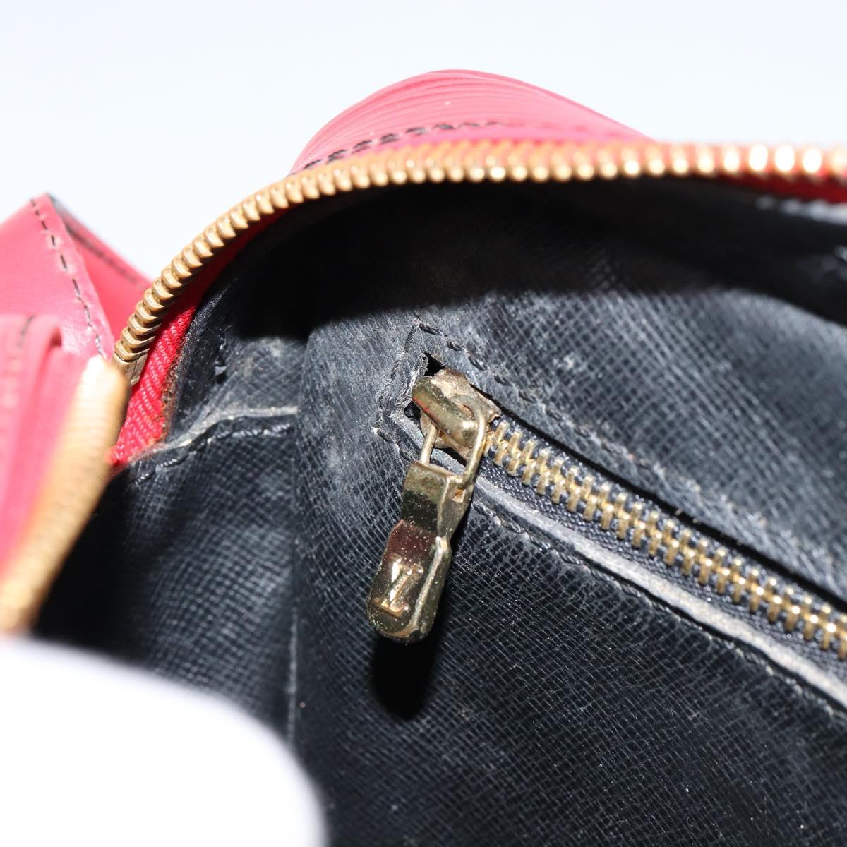 LOUIS VUITTON Epi Jeune Fille MM Shoulder Bag Red M52157 LV Auth 152654