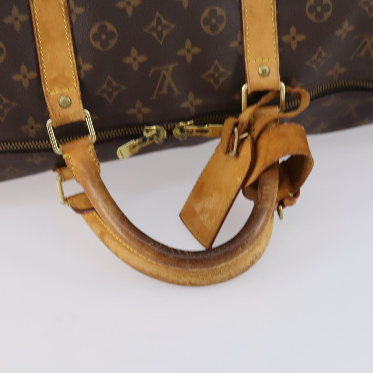 LOUIS VUITTON Monogram Keepall 60 Boston Bag M41422 LV Auth 152655