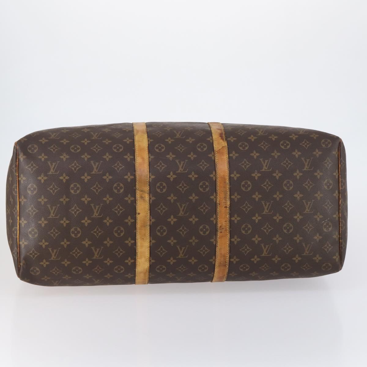 LOUIS VUITTON Monogram Keepall 60 Boston Bag M41422 LV Auth 152655