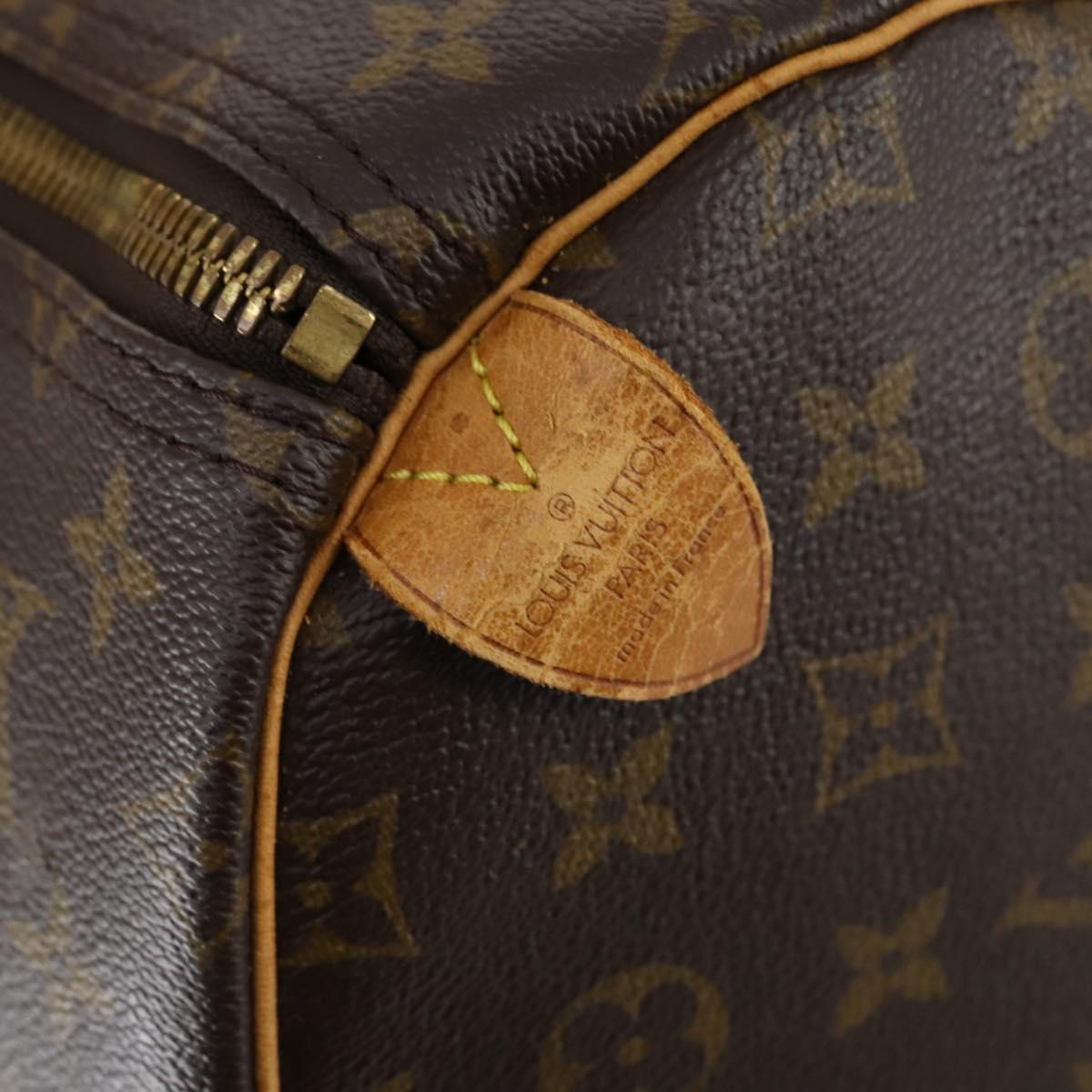 LOUIS VUITTON Monogram Keepall 55 Boston Bag M41424 LV Auth 152656