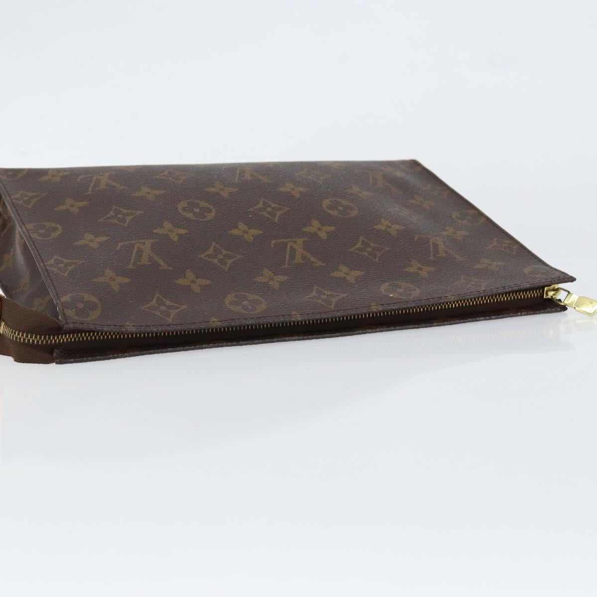 LOUIS VUITTON Monogram Poche Toilette 26 Pouch M47542 LV Auth 152665