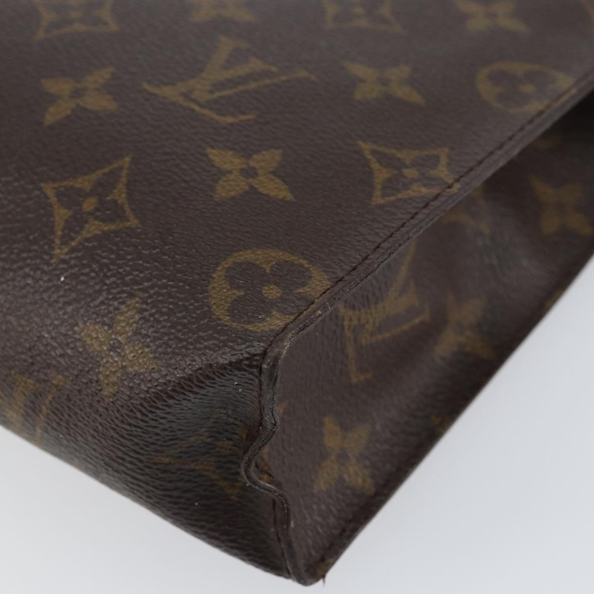 LOUIS VUITTON Monogram Poche Toilette 26 Pouch M47542 LV Auth 152665