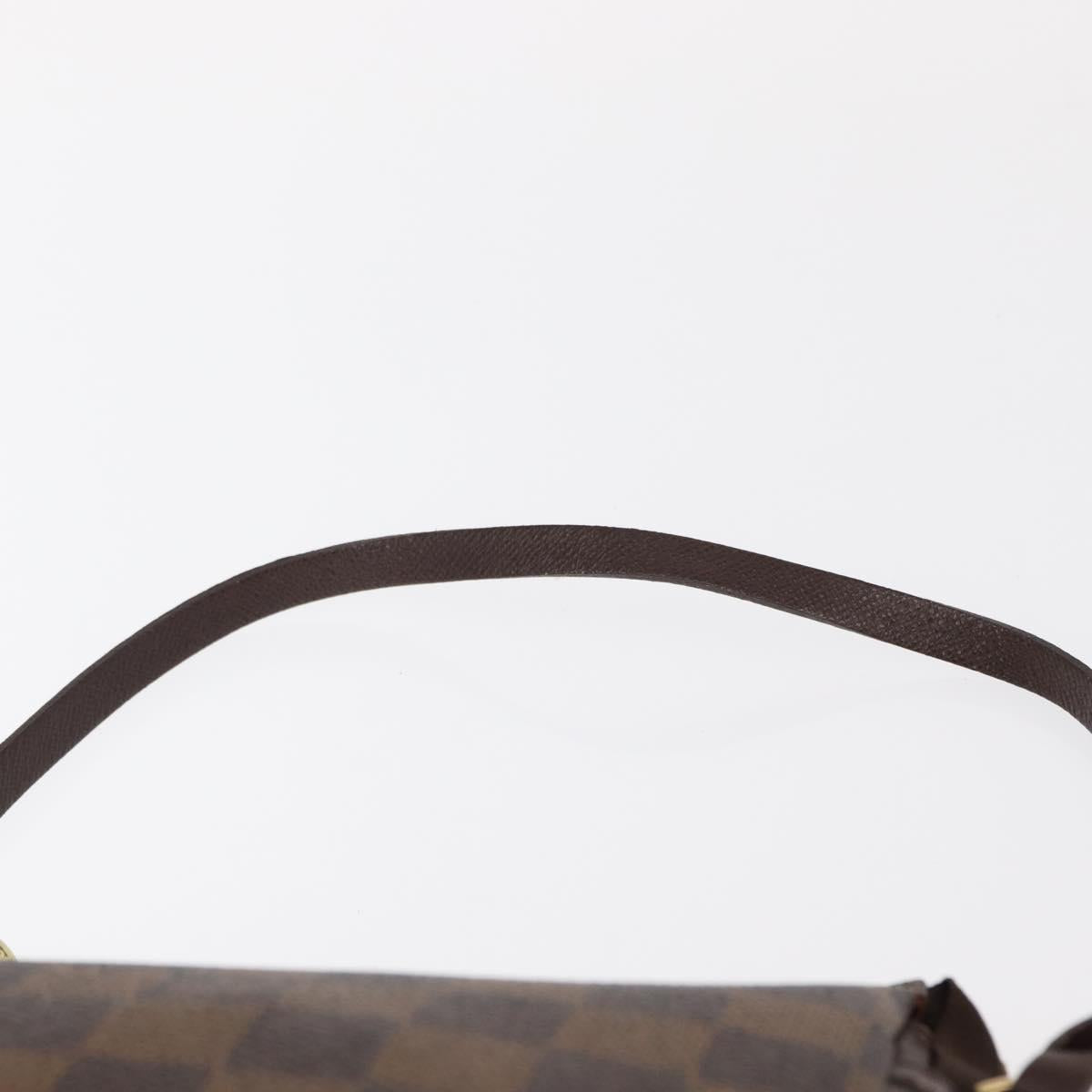 LOUIS VUITTON Damier Ebene Trousse Makeup Pouch N51982 LV Auth 152667