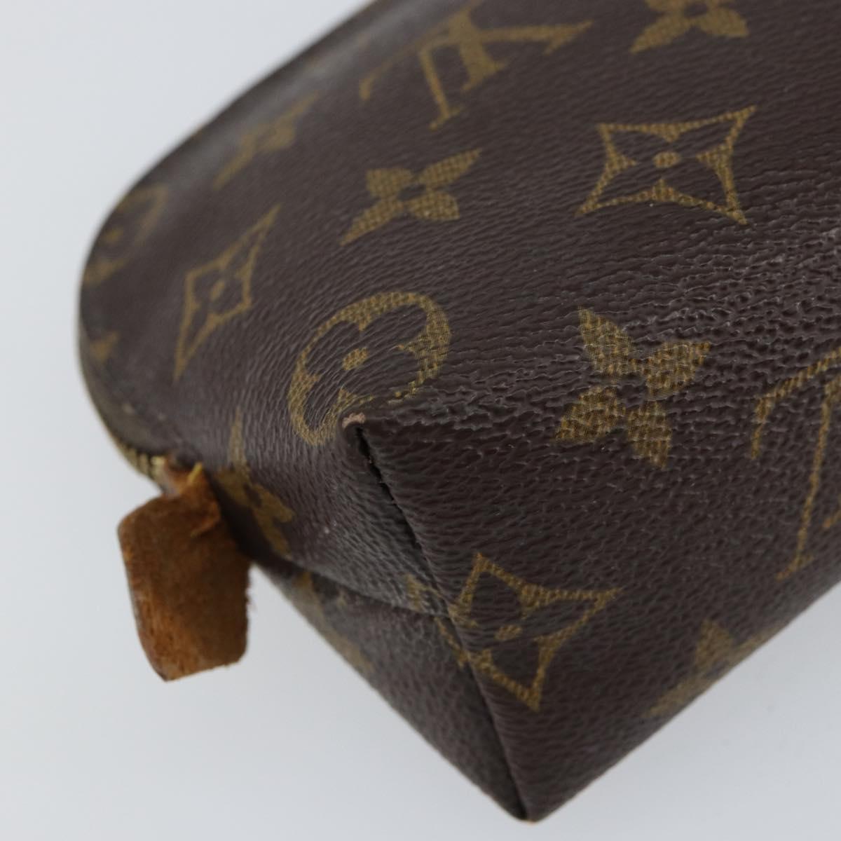 LOUIS VUITTON Monogram Pochette Cosmetic PM Cosmetic Pouch M47515 LV Auth 152669