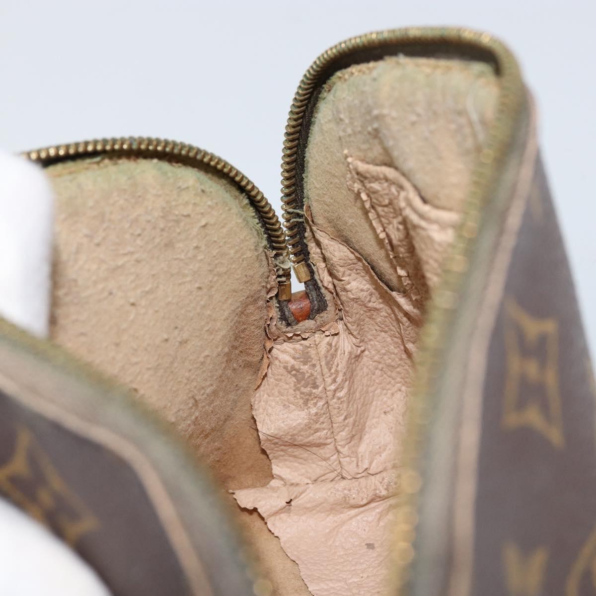 LOUIS VUITTON Monogram Pochette Cosmetic PM Cosmetic Pouch M47515 LV Auth 152669