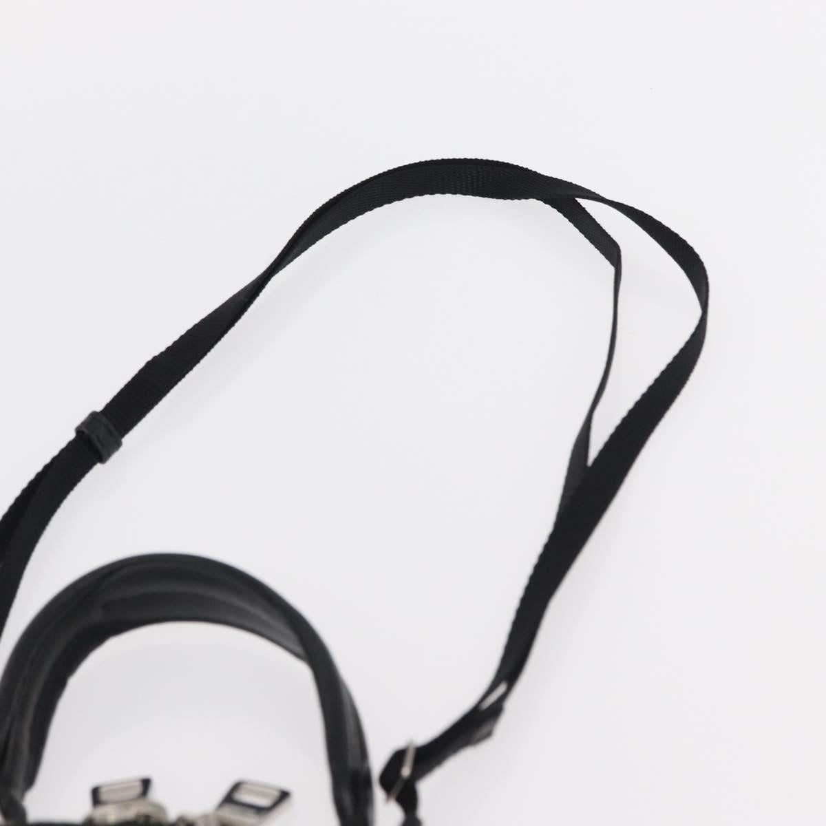 PRADA Shoulder Bag Nylon 2way White Silver Auth 152675V