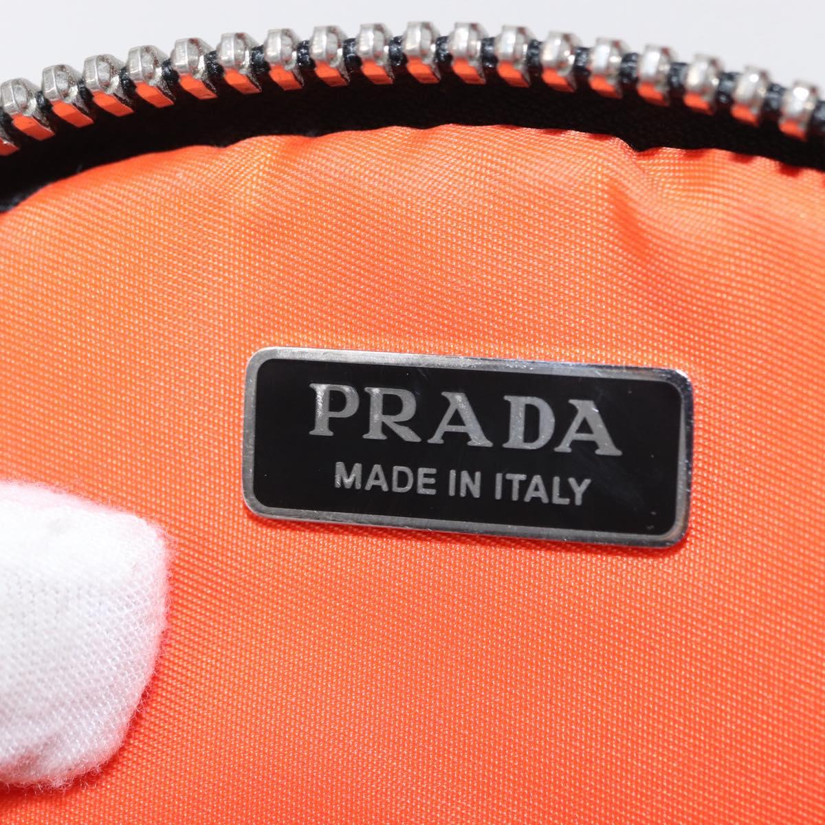 PRADA Shoulder Bag Nylon 2way White Silver Auth 152675V