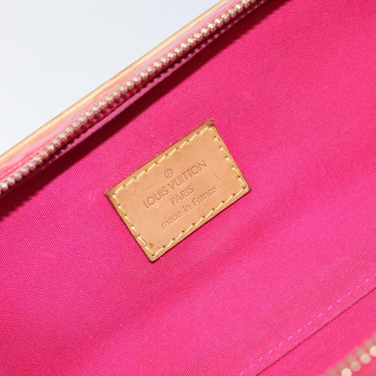 LOUIS VUITTON Vernis Sullivan Horizontal PM Bag Fuchsia Pink M91269 Auth 152679V