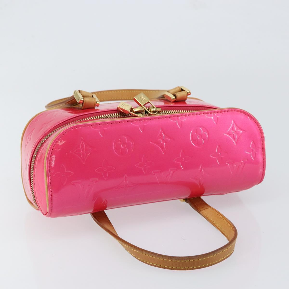 LOUIS VUITTON Vernis Sullivan Horizontal PM Bag Fuchsia Pink M91269 Auth 152679V