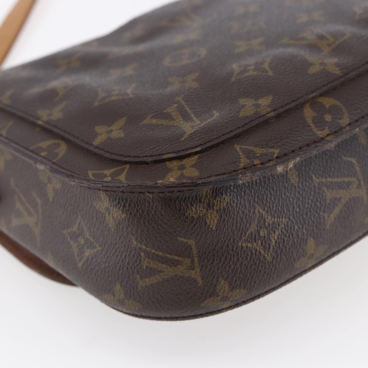 LOUIS VUITTON Monogram Saint Cloud GM Shoulder Bag M51242 LV Auth 152680