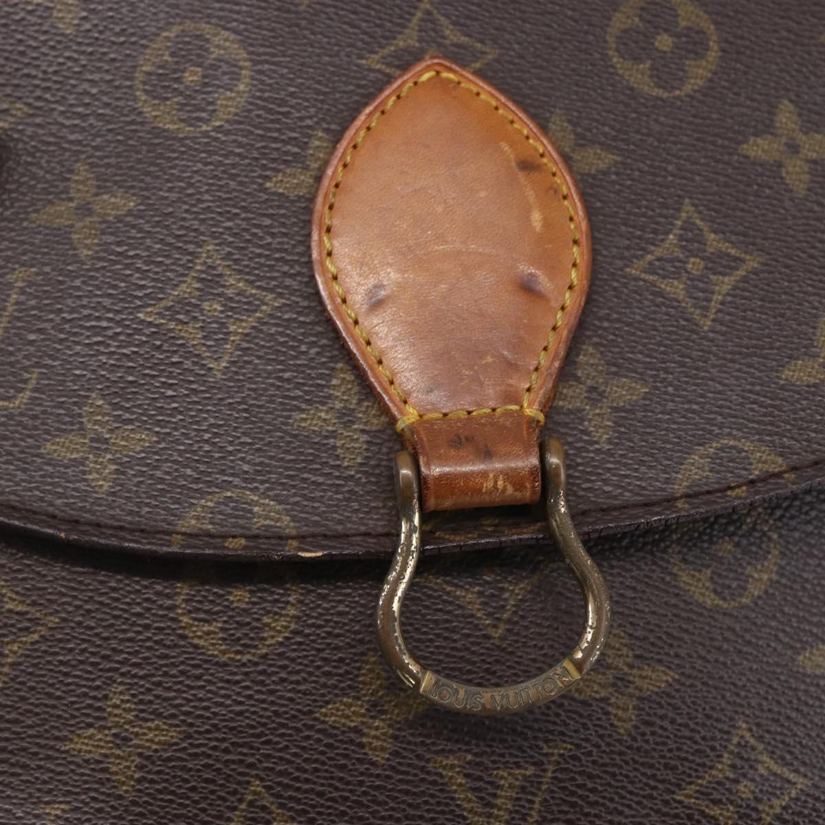LOUIS VUITTON Monogram Saint Cloud GM Shoulder Bag M51242 LV Auth 152680