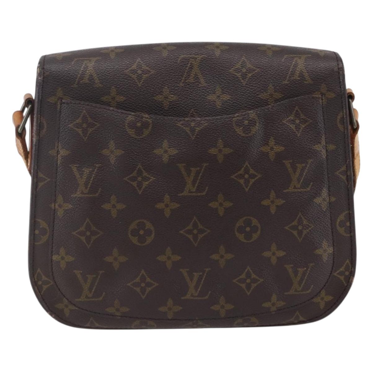 LOUIS VUITTON Monogram Saint Cloud GM Shoulder Bag M51242 LV Auth 152680