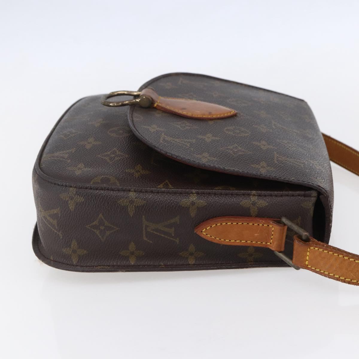 LOUIS VUITTON Monogram Saint Cloud GM Shoulder Bag M51242 LV Auth 152680