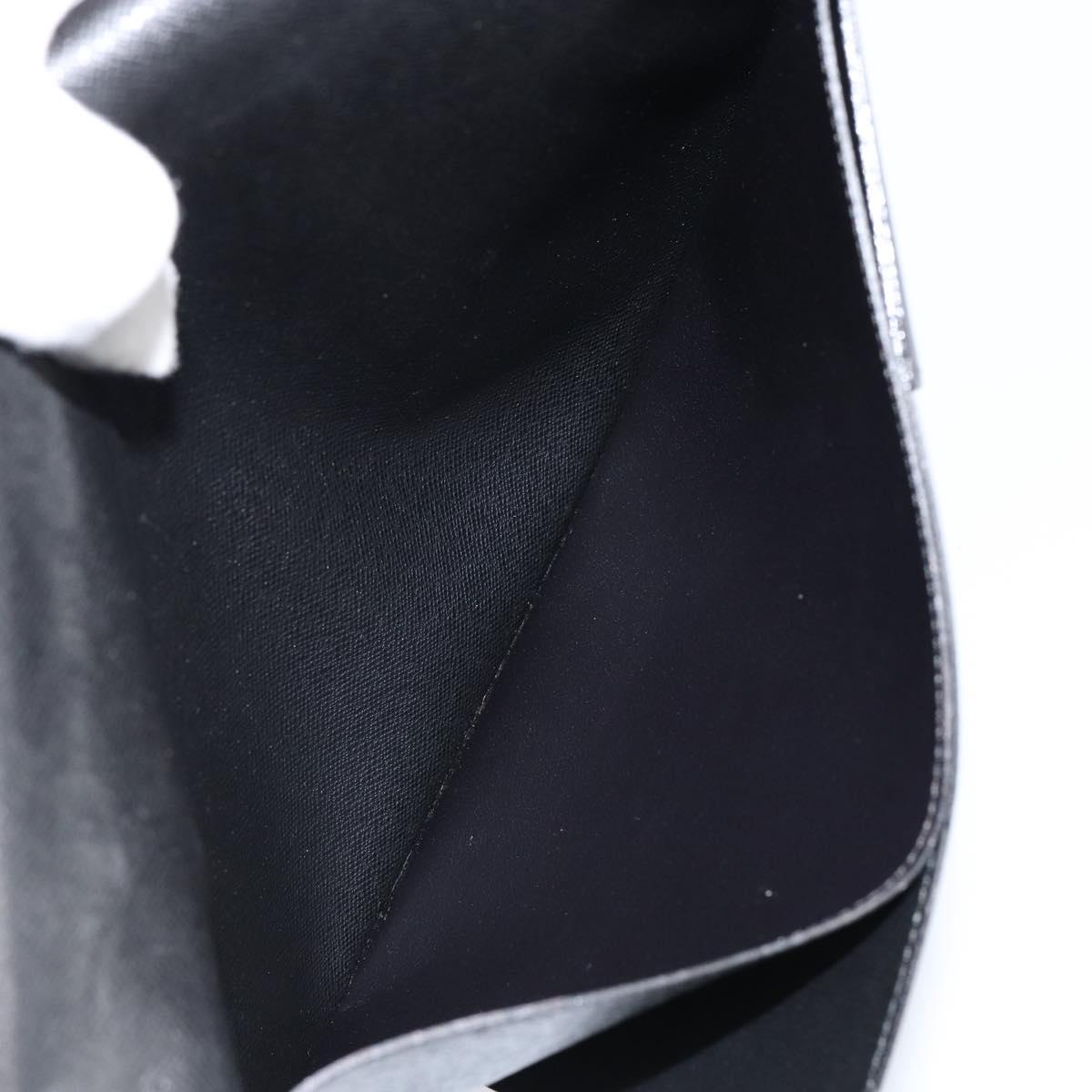 LOUIS VUITTON Epi Agenda Bureau Day Planner Cover Black LV Auth 152683