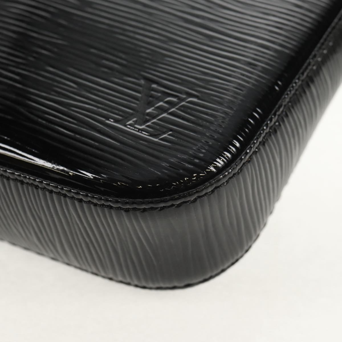 LOUIS VUITTON Epi Pochette Accessoires Pouch Noir Electric M4080N Auth 152684AV
