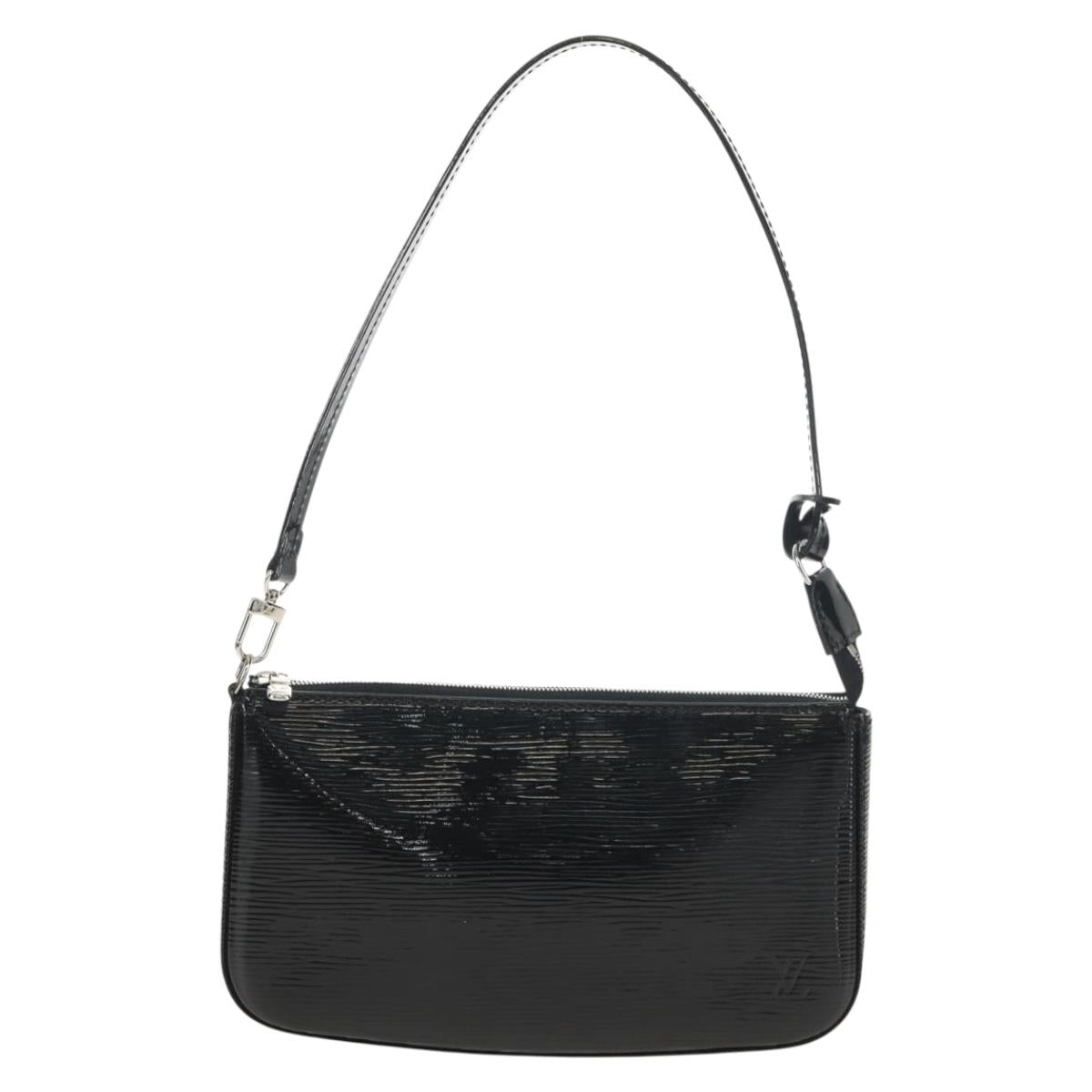 LOUIS VUITTON Epi Pochette Accessoires Pouch Noir Electric M4080N Auth 152684AV