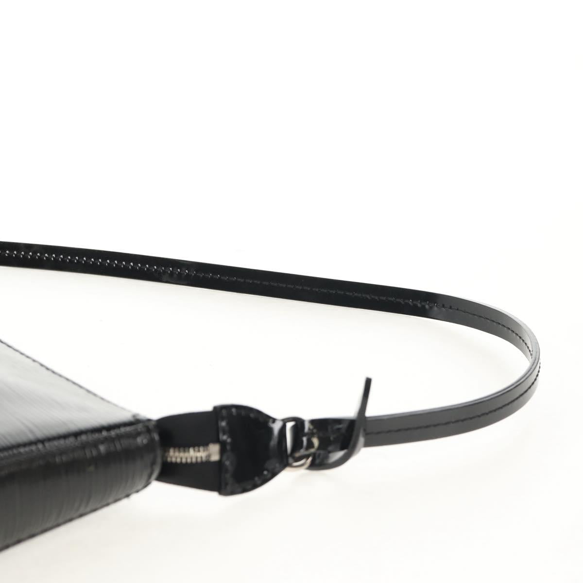 LOUIS VUITTON Epi Pochette Accessoires Pouch Noir Electric M4080N Auth 152684AV