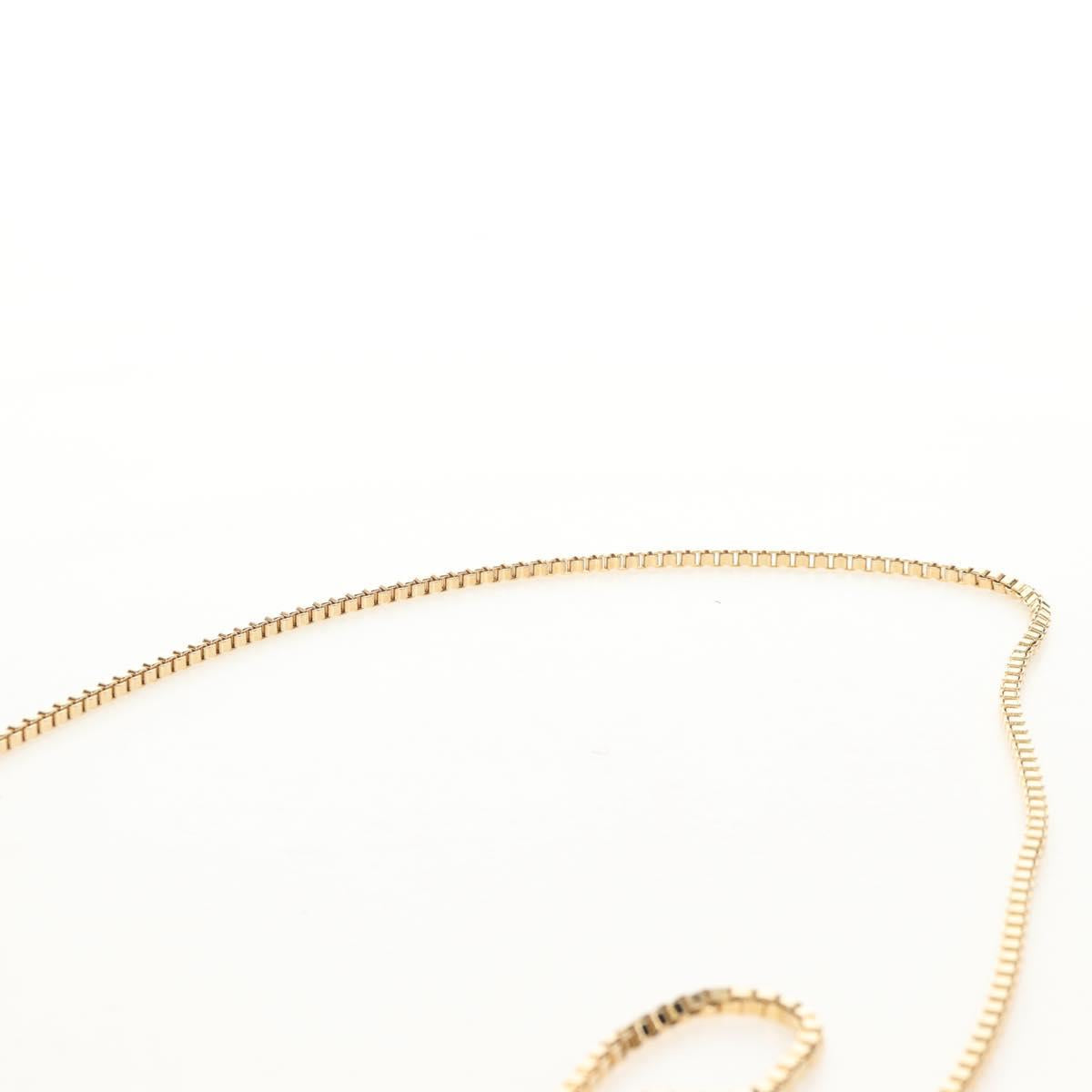 Salvatore Ferragamo Chain Shoulder Bag Leather Purple Gold Auth 152688V