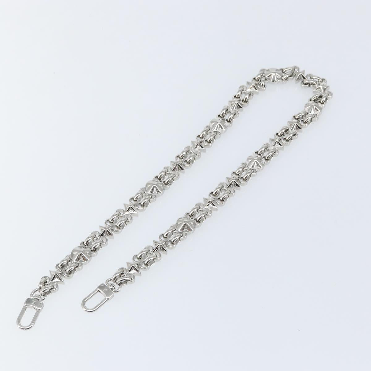 LOUIS VUITTON For Dauphine Shoulder Strap Stainless Steel Silver LV Auth 152700A