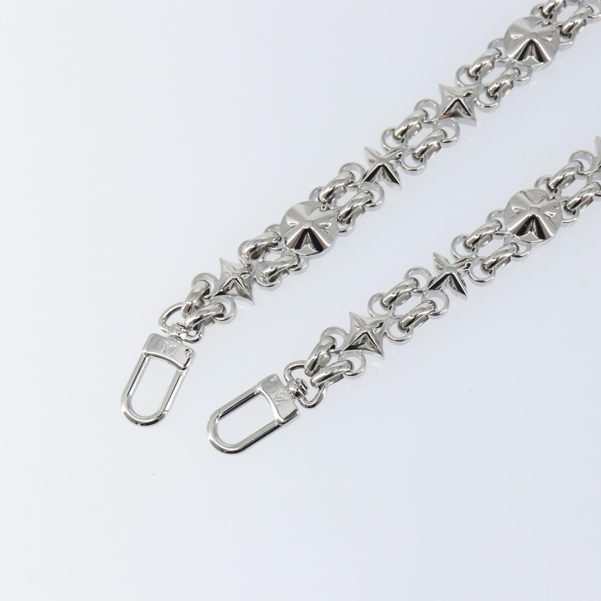 LOUIS VUITTON For Dauphine Shoulder Strap Stainless Steel Silver LV Auth 152700SAM